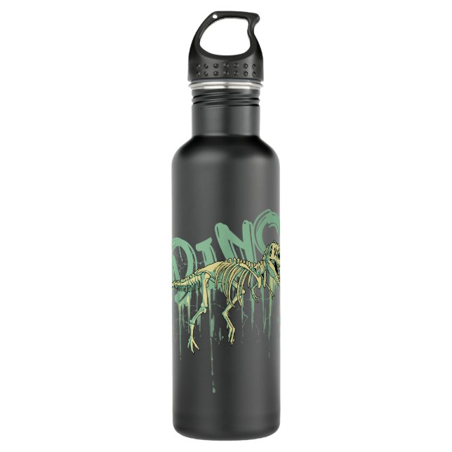 Dinosaurs Prehistoric Dinosaur Kids Or Adults  710 Ml Water Bottle (Front)