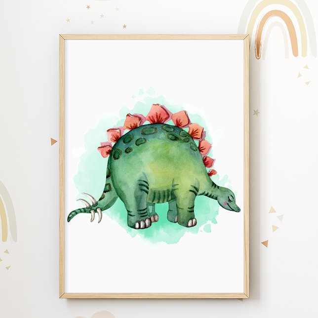 Dinosaurs Print Dino Kids Room Poster (Creator Uploaded)