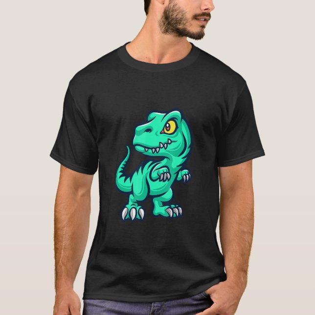 Dinosaurs rex Kids Fun Tyrannosaurus T-Shirt (Front)