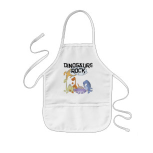 Dinosaurs Rock Tshirts and Gifts Kids Apron