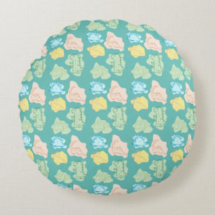 dinosaurs round cushion