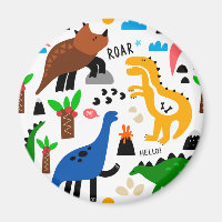 Dinosaurs seamless pattern