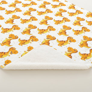 Dinosaurs! Sherpa Blanket
