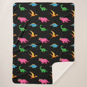 DINOSAURS SHERPA BLANKET