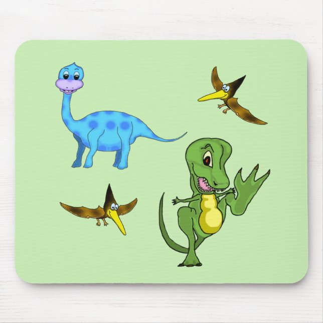 Dinosaurs Standard Mousepad (Front)