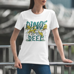 Dinosaurs Swimming Ocean T-Shirt