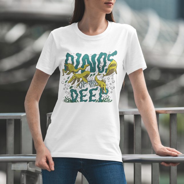 Dinosaurs Swimming Ocean   T-Shirt (Creator Uploaded)