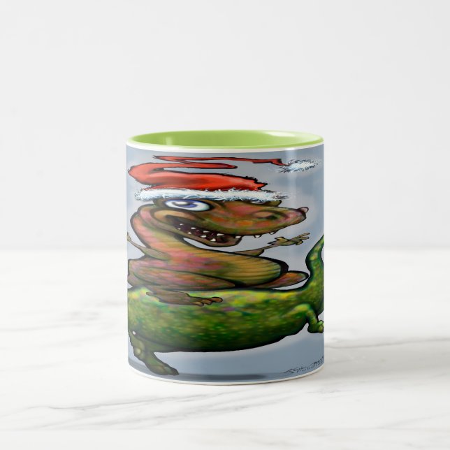 Dinosaurs Two-Tone Coffee Mug (Center)