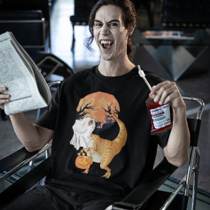 Dinosaurus Halloween Trick or Treat Funny T-Shirt