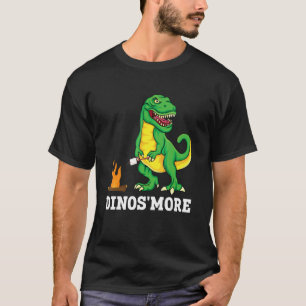 Dinos'more Camping Dinosaur Trex Camp Camper Smore T-Shirt