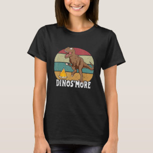 Dinos'more Camping Dinosaur Trex Camp Camper Smore T-Shirt