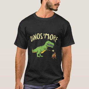 Dinosmore Funny Dino Smore Camping Dinosaur Camp C T-Shirt