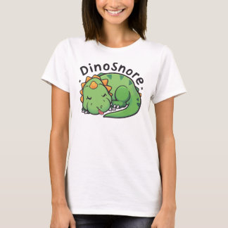 Dinosnore - Cute Sleeping Dinosaur T-Shirt
