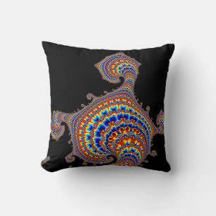 Dinozaur - Fractal Art Cushion