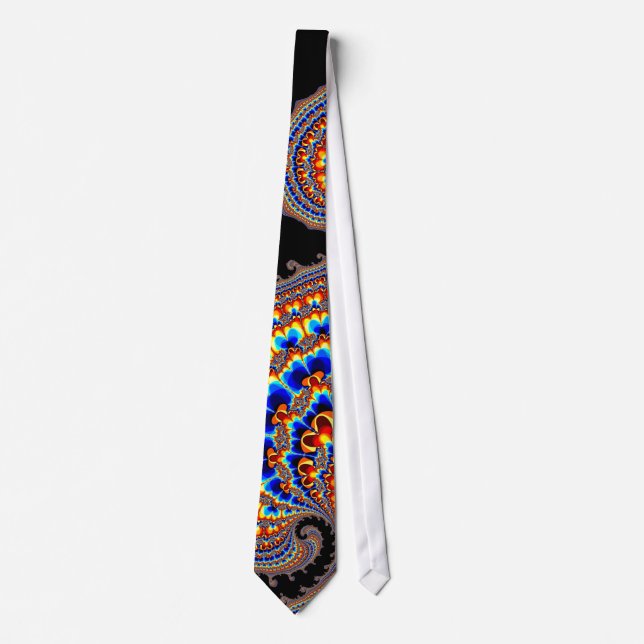 Dinozaur - Fractal Art Tie (Front)