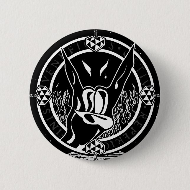 DIO Tribute piece 6 Cm Round Badge (Front)