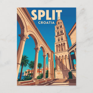 Diocletian's Palace Croatia Postcard