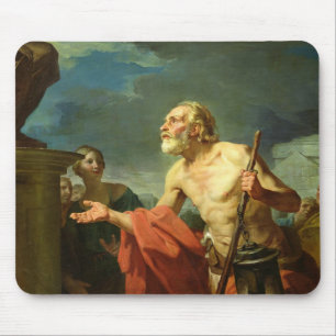 Diogenes Asking for Alms, 1767 Mouse Pad