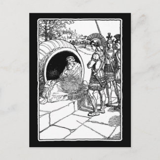 Diogenes of Sinope Postcard