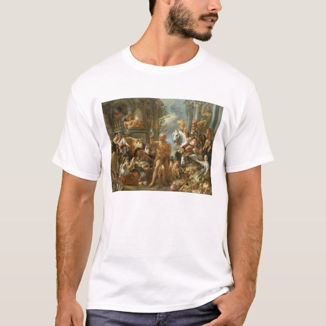 Diogenes Searching for an Honest Man, c.1650-55 (o T-Shirt (Front)