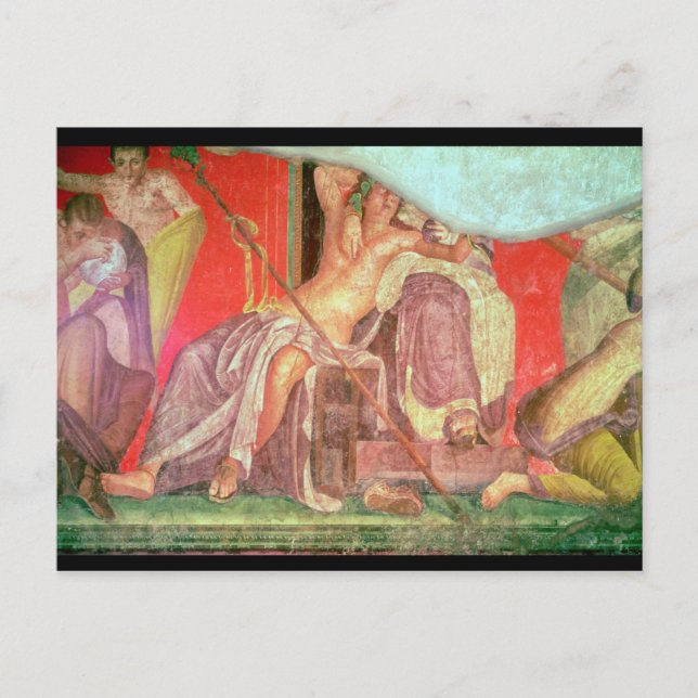 Dionysian Entourage with Dionysus Postcard (Front)