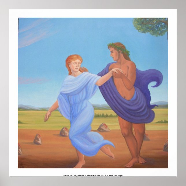 Dionysus and Kore Poster (Front)