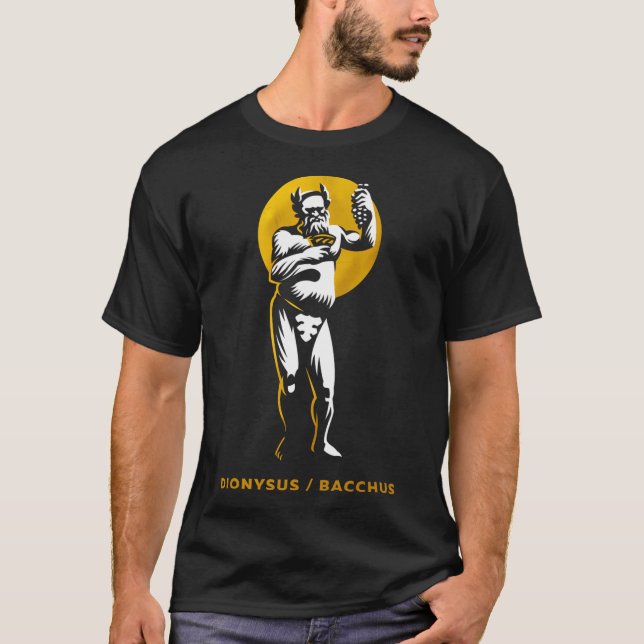 Dionysus  Bacchus T-Shirt (Front)