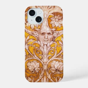 DIONYSUS ,Playing Flute with Sea shells and Fruits iPhone 15 Case