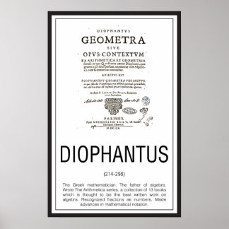 Diophantus Poster