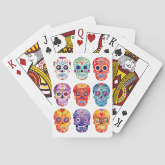 Dios de La Muertas Playing Cards