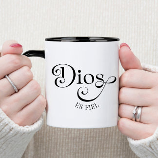 Dios Es Fiel Spanish Christian Coffee Mug
