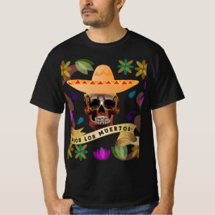 Dios Los Muertos Day of The Dead  T-Shirt