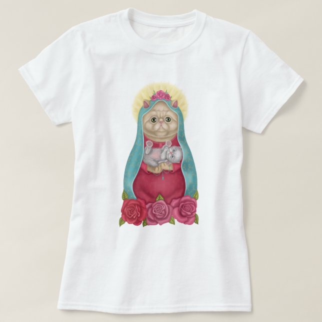 Dios Meows T-Shirt (Design Front)