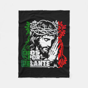 Dios Por Delante Fleece Blanket