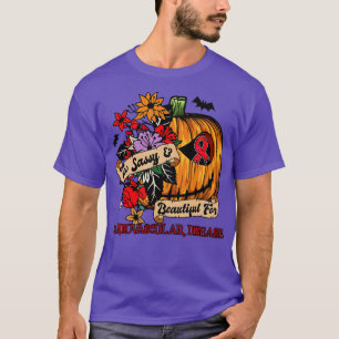 diovascular Disease Awareness retro halloween scar T-Shirt