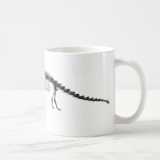 Diplodocus Dinosaur Antique Print Coffee Mug