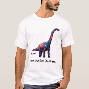 Diplodocus Dinosaur Create Your Own Custom Text T-Shirt