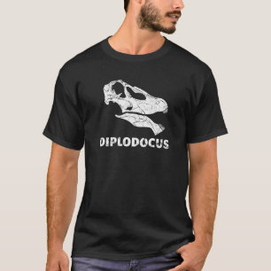 Diplodocus Fossil Skull Dinosaur Bones Diplodocus T-Shirt
