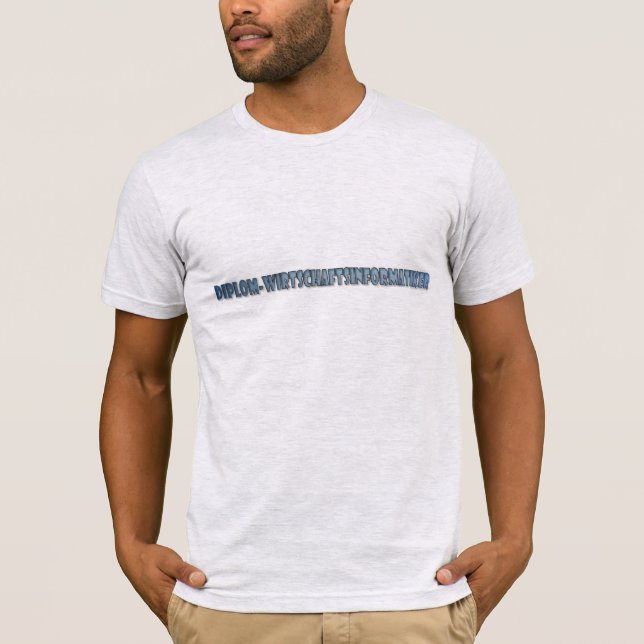 Diplom-Wirtschaftsinformatiker T-Shirt (Front)