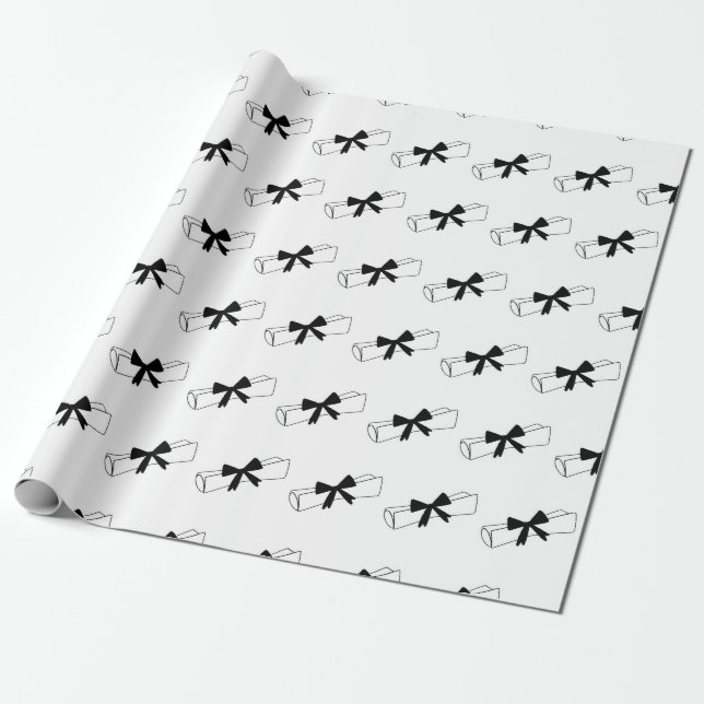 Diploma Wrapping Paper (Unrolled)