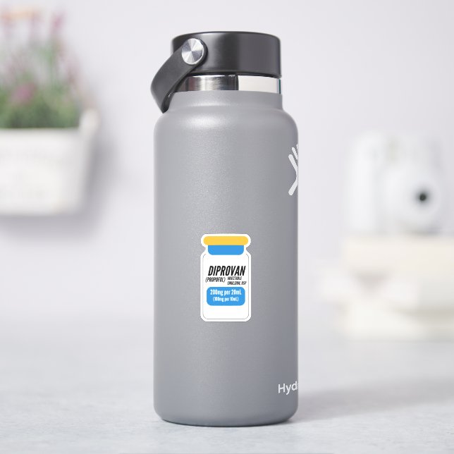 Diprovan Propofol Vial Sticker (HydroFlask)