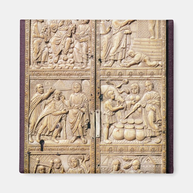 Diptych showing the Miracles of Christ Magnet (Front)