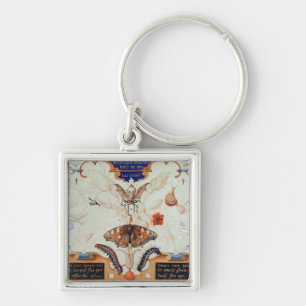 Diptych with flowers and insects, 1591 key ring