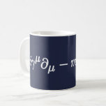 Dirac Equation Science Mathematical Equations Mug<br><div class="desc">Dirac Equation. A cool science and math mug will be a perfect gift for who loves science and math,  great for scientific researchers,  math teachers and geeks.</div>