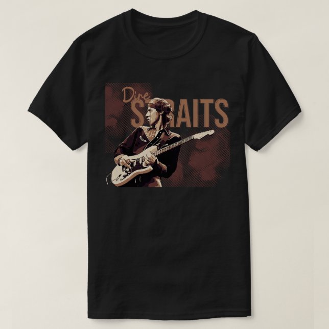 Dire Straits Classic rock T-Shirt (Design Front)