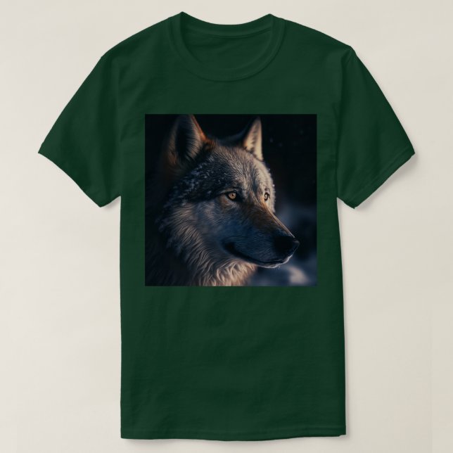 Dire Wolf Ai Artificial Intelligence Art Work 1 T-Shirt (Design Front)