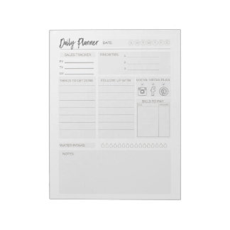 Direct Sales Daily Planner Notepad