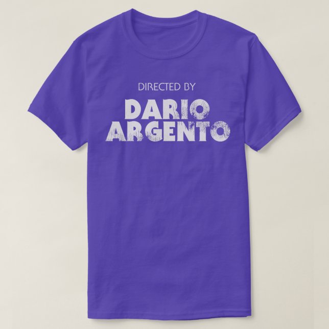 Directed by Dario Argento T-Shirt (Design Front)