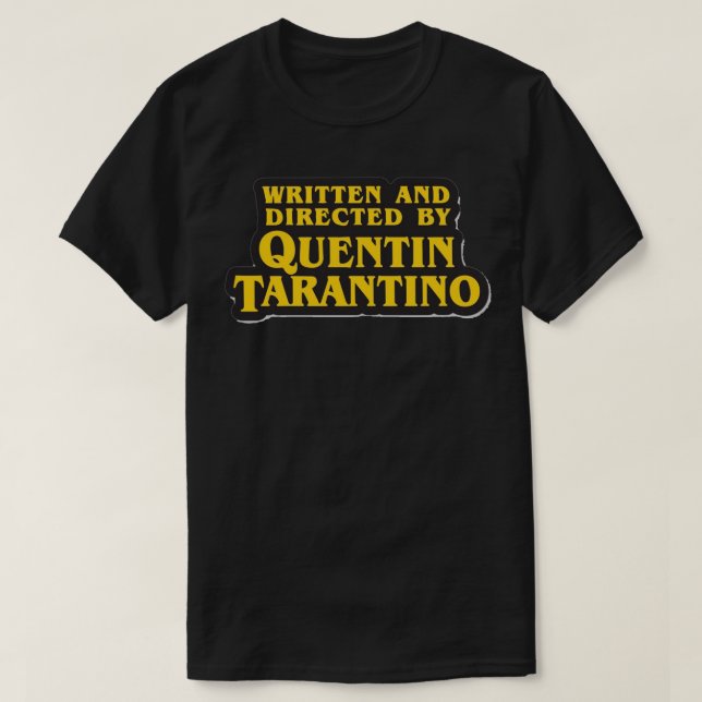 Directed By Tarantino Essential T-Shirt (Design Front)