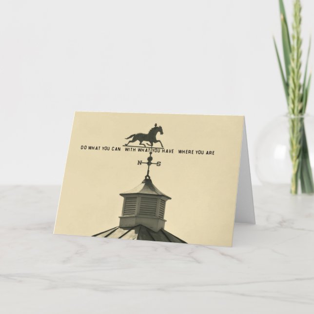 DIRECTION Greeting Card (Front)